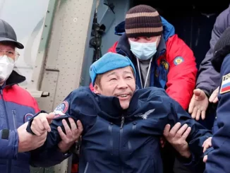Japanese space tourists back to Earth after 12 days on ISS